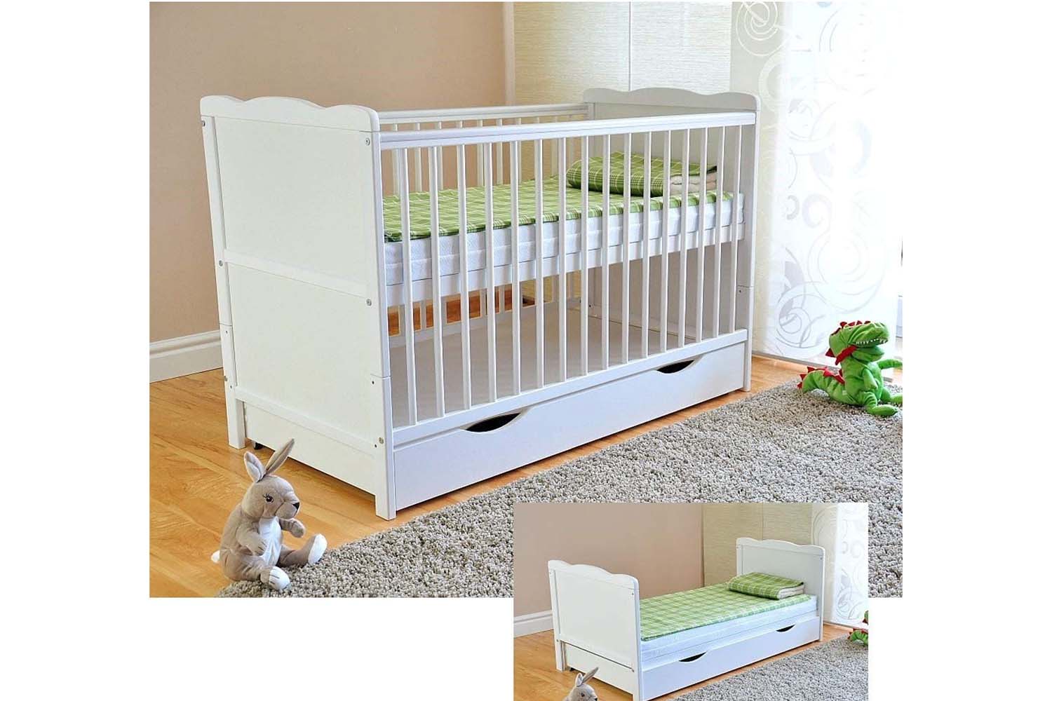 Mcc wooden baby outlet cot bed orlando